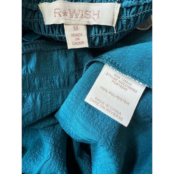 Daisy tiered smocked open back with bow high low dress size medium - Picture 12 of 16